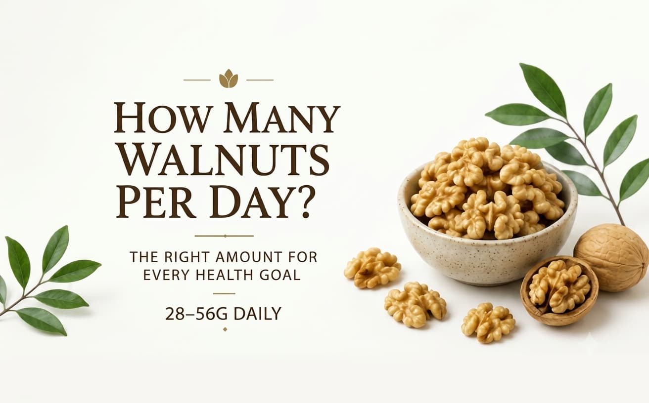 How Many Walnuts Per Day? The Exact Amount for Every Health Goal